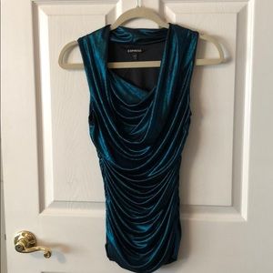 Metallic green Sleeveless top!
